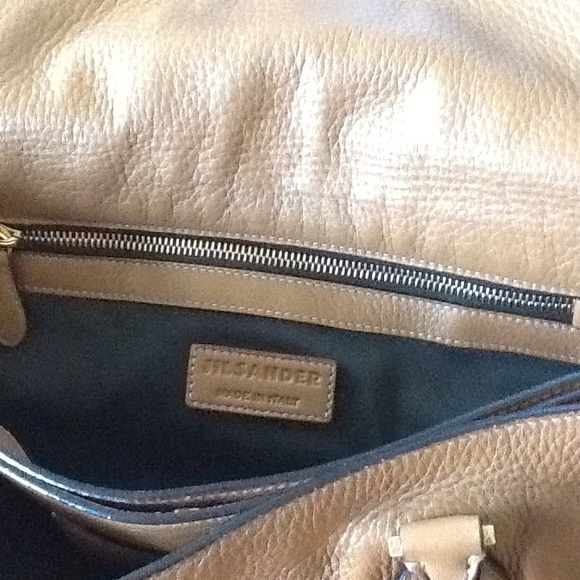 Jil Sander Brown Leather Tote shoulder bag - Picture 4 of 7